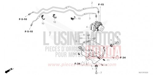 ABS MODULATOR/BRAKE PIPE NT1100DR de 2024